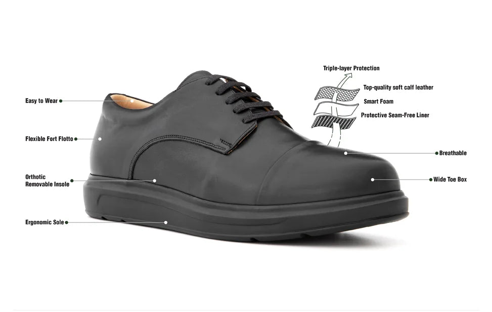 Oxfords Men Orthopedic Shoes